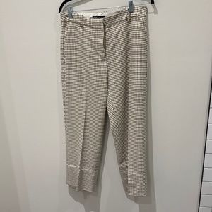 Zara Cuffed Pleated Trousers